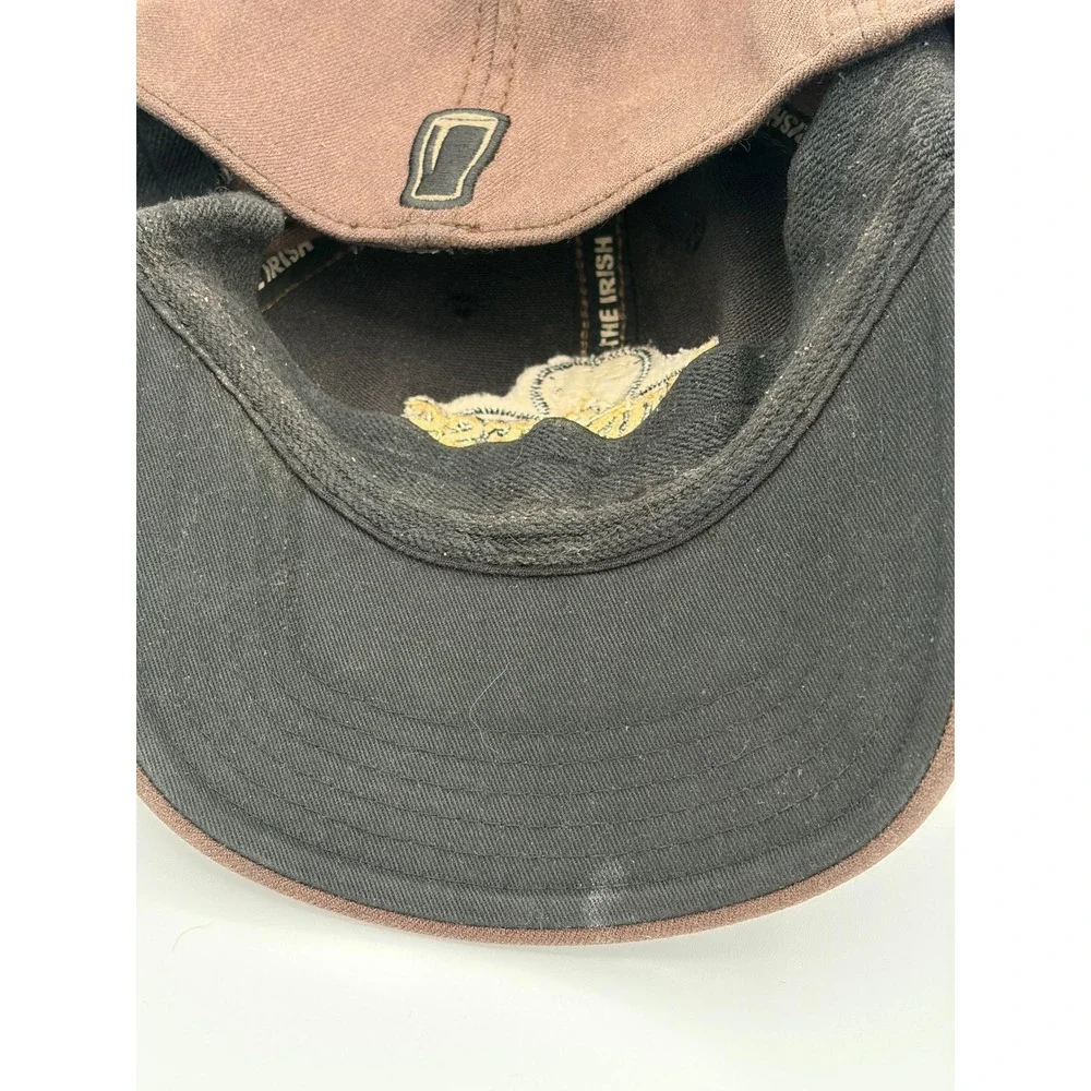 Guinness Baseball Cap Mens OSFM Brown Embroidered Shamrock Luck Of The Irish Hat
